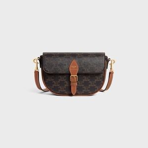 Celine Elegant Brown Crossbody Bag